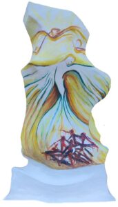 Modello monumento Willy - vista fronte